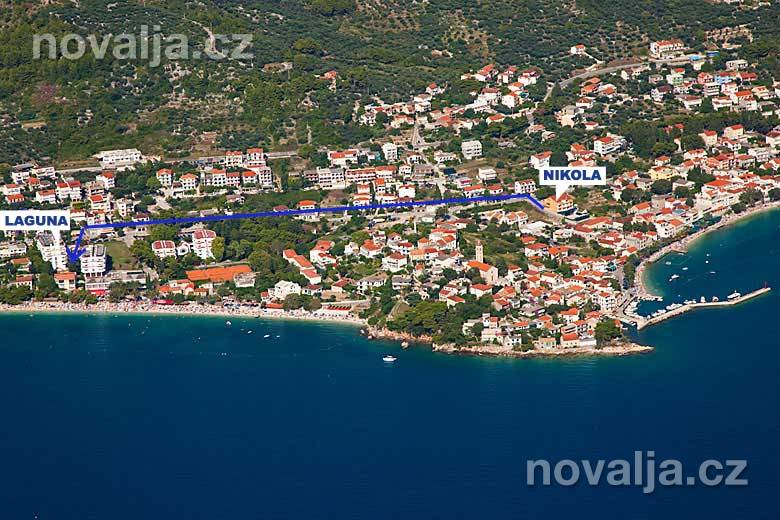 Ubytování Gradac letecky, Chorvatsko