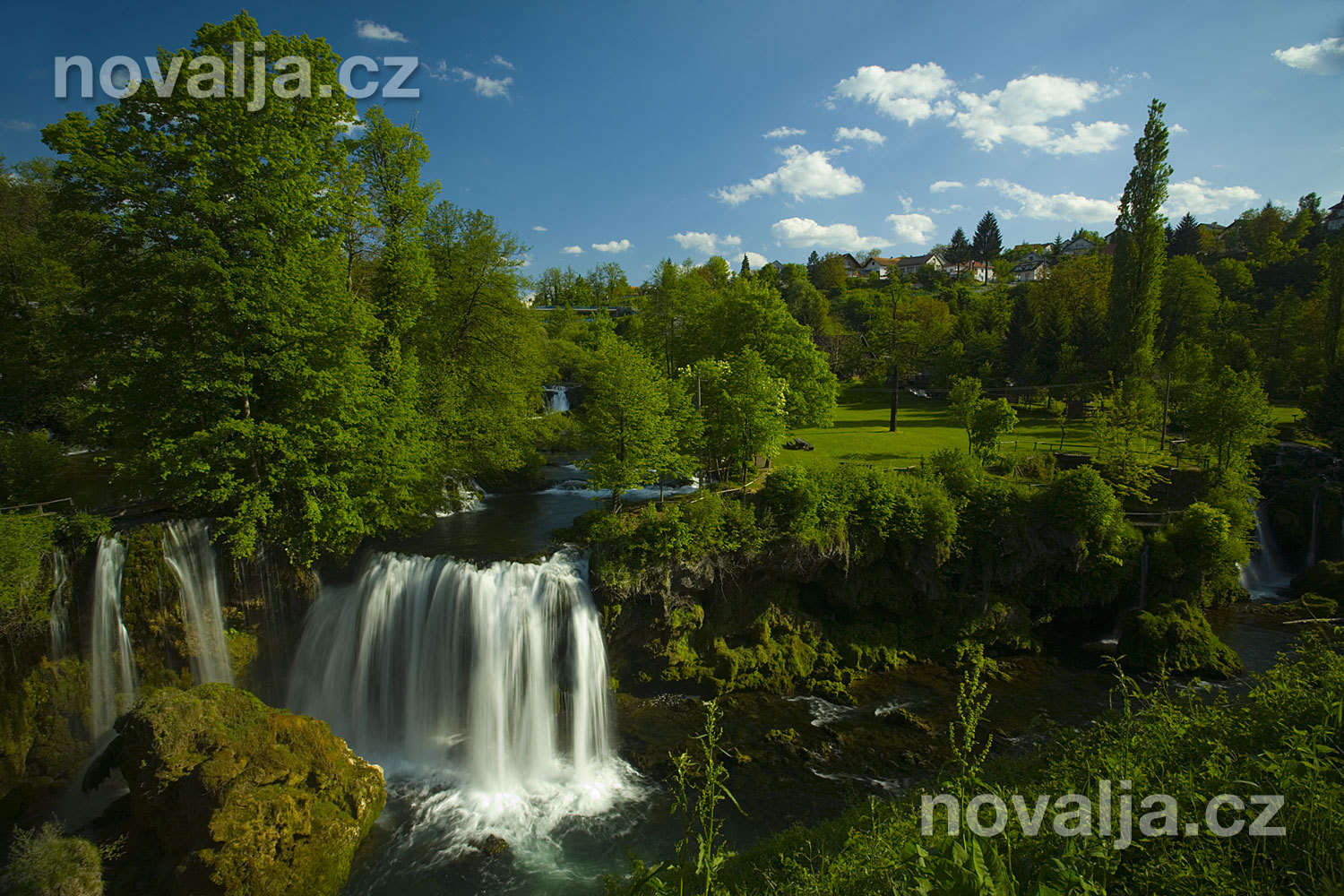 Chorvatsko, Slunj vodopády