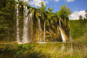 Chorvatsko, národní park Plitvice, jezera a vodopády