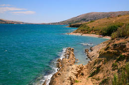 Letovisko - Ostrov Pag – Vodice - pláže