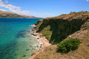Letovisko - Ostrov Pag – Vodice - pláže