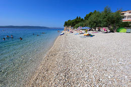 Pláž Živogošće-Blato, Chorvatsko