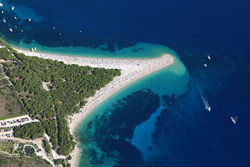 Ostrov Brač, Bol, mys Zlatni Rat
