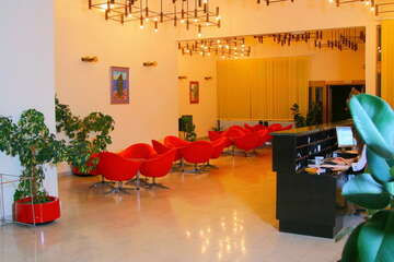 Hotel Laguna** - recepce, Gradac, Chorvatsko
