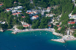 Apartmány Vesna letecky, Brela, Chorvatsko
