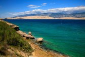 Soukromí na pláži - Pag-Vodice, ostrov Pag, Chorvatsko