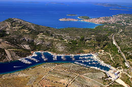Primošten letecky, Chorvatsko