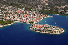 Primošten letecky, Chorvatsko
