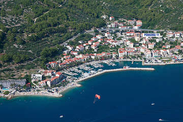 Apartmány Podgora 11 letecky, Podgora, Chorvatsko