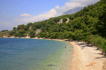 Pláže - apartmány Podgora 11, Podgora, Chorvatsko