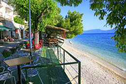 Pláž - apartmány Nikola, Gradac, Chorvatsko