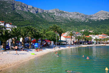 Pláže Gradac, Chorvatsko