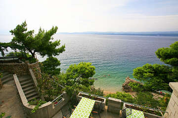 Pláž - apartmány Bagarić, Medići, Chorvatsko