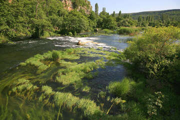 Krka, Rošský vodopád, Chorvatsko