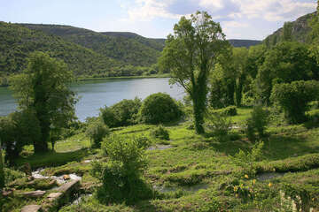 Krka, Rošský vodopád, Chorvatsko
