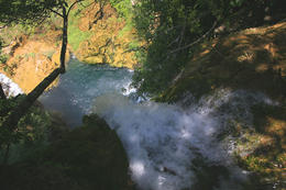 vodopád Manojlovac, horní tok Krky