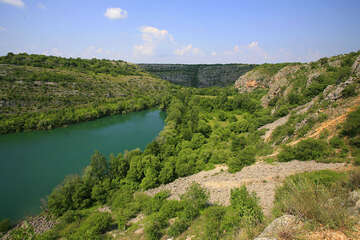 Horní tok Krky, Chorvatsko