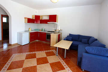 A1 - apartmány Osama, zátoka u Povljany, ostrov Pag, dovolená Chorvatsko