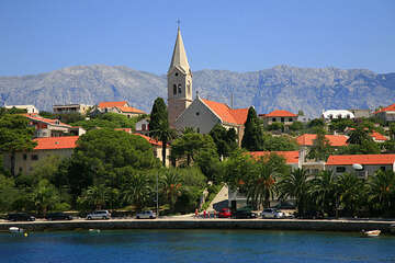 Městečko Pučišća, ostrov Brač, Chorvatsko