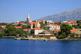 Městečko Pučišća, ostrov Brač, Chorvatsko