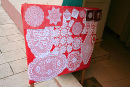 Pažské krajky, město Pag, Chorvatsko