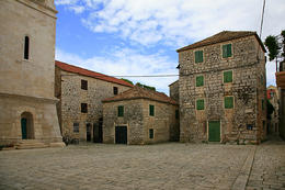 Náměstí Sv. Štěpána,Stari Grad, ostrov Hvar, Chorvatsko