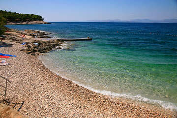 Apartmány Akoš - pláž poblíž domu, Sutivan, ostrov Brač, Chorvatsko