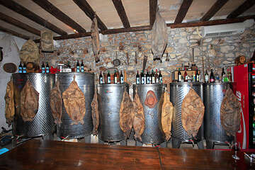 Stylová restaurace v letovisku Dol na ostrově Brač