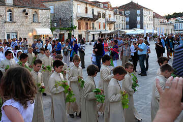 Procesí, město Hvar, ostrov Hvar, Chorvatsko