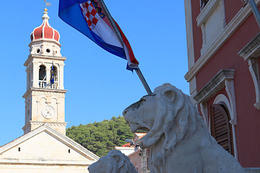 Městečko Pučišća, ostrov Brač, Chorvatsko