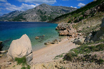 Brela - Jakiruša, pláž FKK