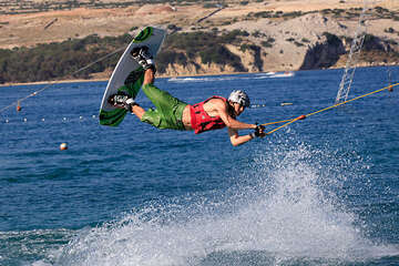 Vodní lyžování Zrče, Novalja, Chorvatsko