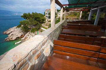Apartmány Maslina - restaurace u domu, Hvar, Chorvatsko