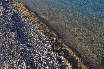 Baška - pláž Vela plaža, ostrov Krk, Chorvatsko
