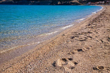 Baška - pláž Vela plaža, ostrov Krk, Chorvatsko