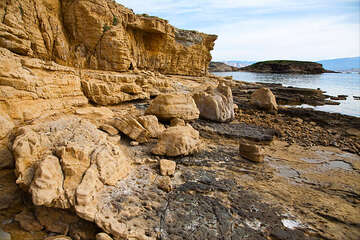 Rab - Lopar - geologický park, ostrov Rab, Chorvatsko