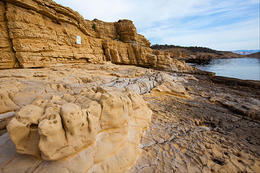 Rab - Lopar - geologický park, ostrov Rab, Chorvatsko
