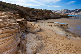 Rab - Lopar - geologický park, ostrov Rab, Chorvatsko