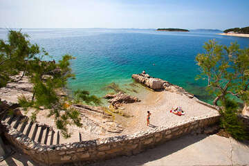 Apartmány Mia - pláž 30 m od domu, Primošten, Šibenická riviéra, Chorvatsko