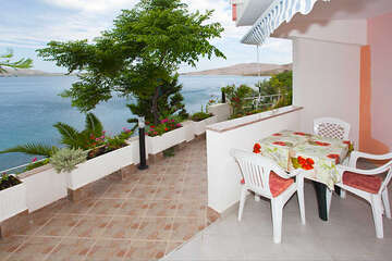 A1 - apartmány Erik, Metajna, ostrov Pag, Chorvatsko