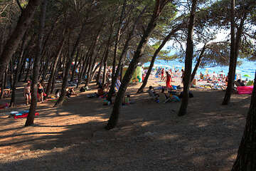 Zlatni rat, Bol, ostrov Brač, Chorvatsko