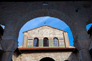 Eufraziova bazilika - památka UNESCO, Poreč, Istrie, Chorvatsko