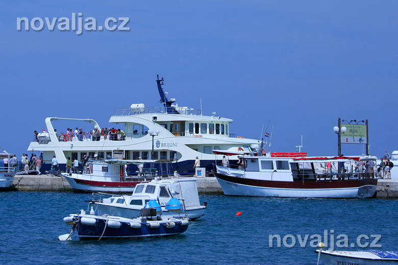 Plavba na souostroví Brijuni z městečka Fažana