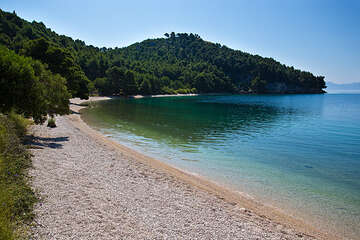 Pláž Velika Duba - 1 km od Živogoće-Mala Duba, Chorvatsko