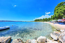 Kaštel Štafilić - pláže, Chorvatsko