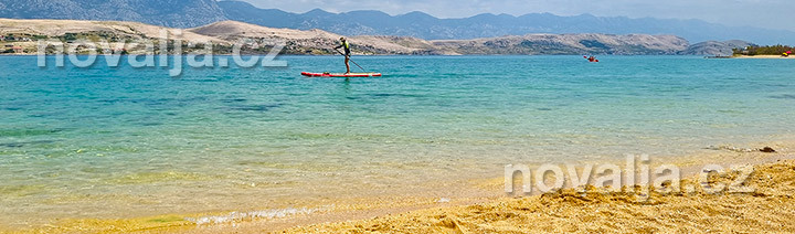 Čista plaža -&nbsp;ostrov Pag