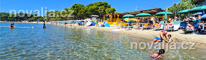 Piesočná pláž Bijeca, Medulin, Istria