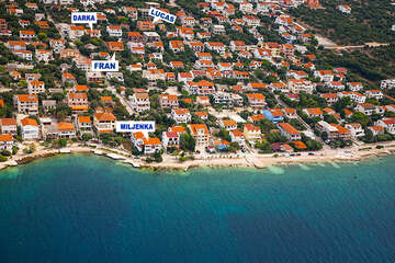 Apartmány Darka, Mandre, ostrov Pag, Chorvatsko