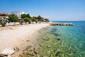 Apartmány Marcelo - oblázková pláž 60 m od domu, Mandre, ostrov Pag, Chorvatsko