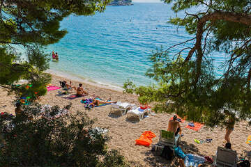 Apartmány Orhideja - oblázková pláž, Drvenik, Makarská riviéra, Chorvatsko